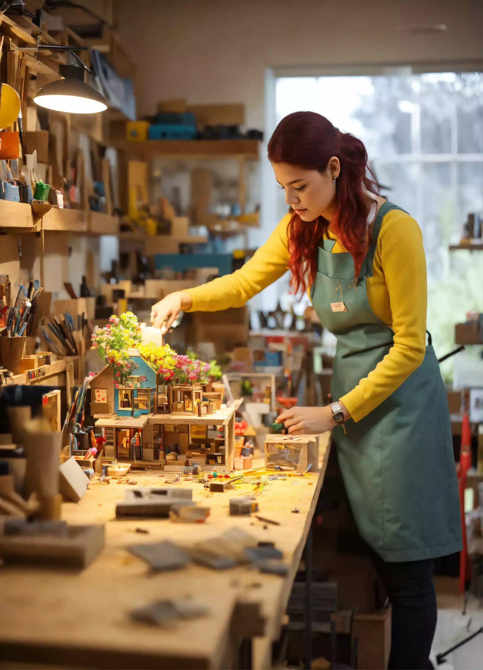 Zelfgemaakte plantenbakken van gerecyclede materialen